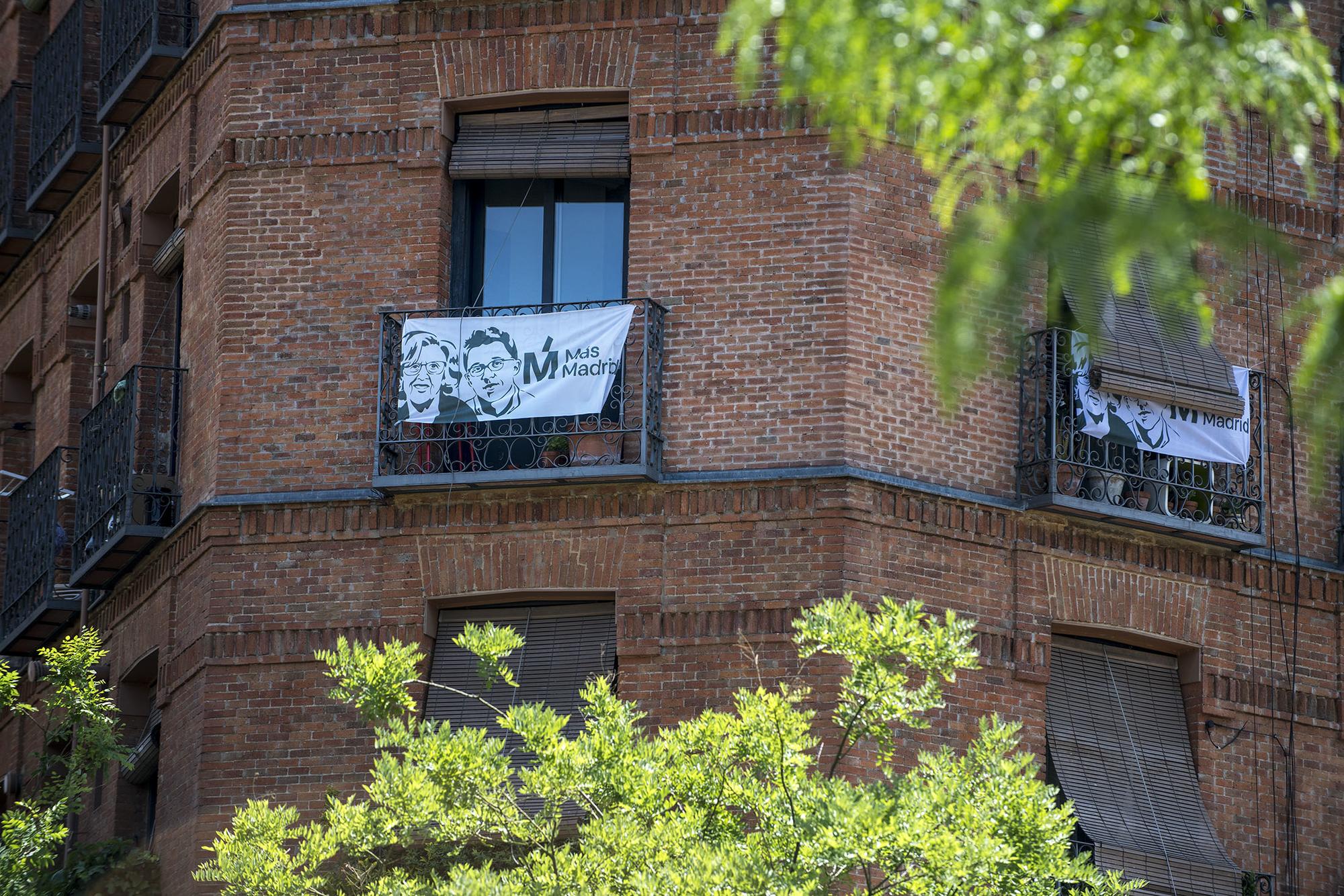 Campaña electoral de Más Madrid.